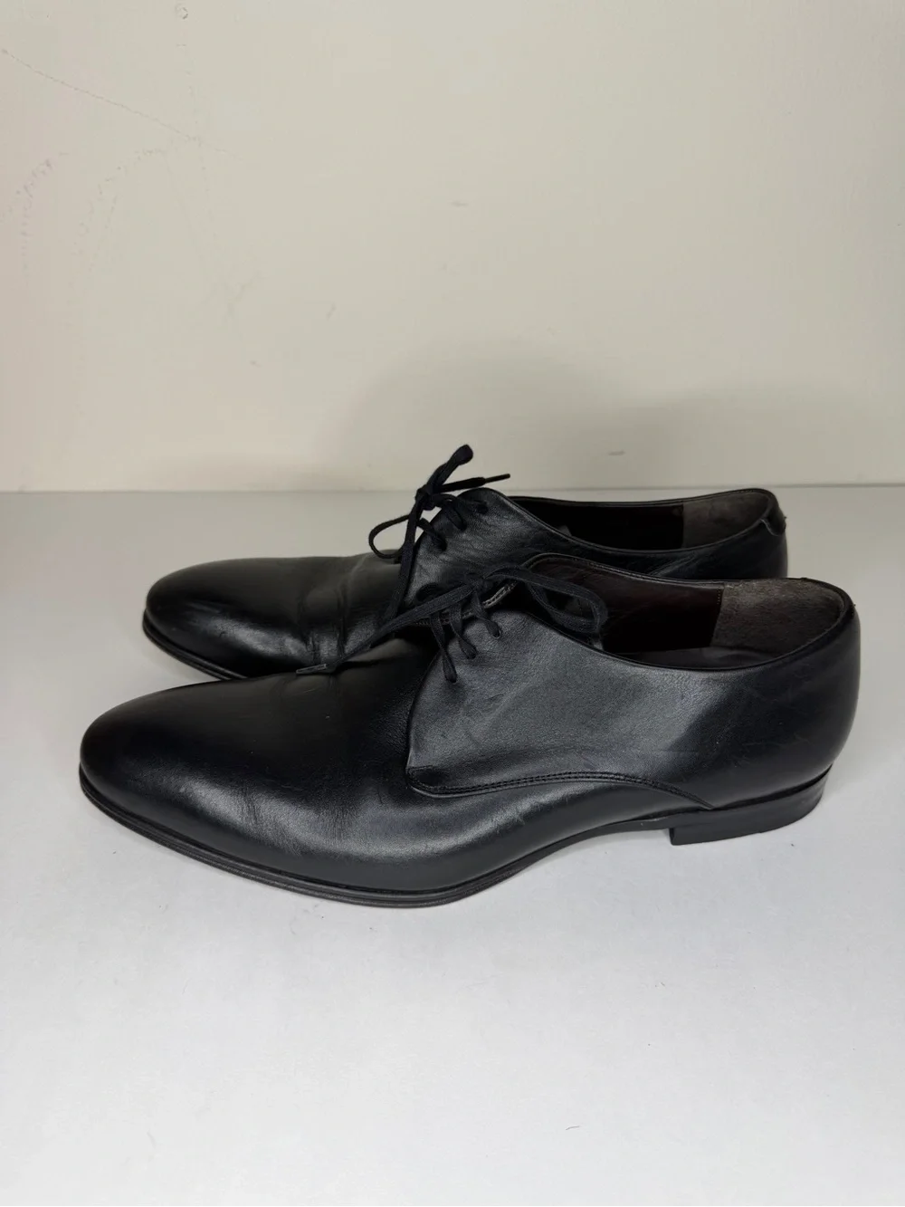 maison forte Oxfords Dress Shoes Men Size 11M Black Leather Made In Spain